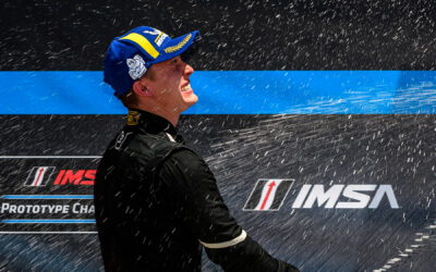 Thompson and SCM Earn Second Place Finish with Late Race Charge at CTMP